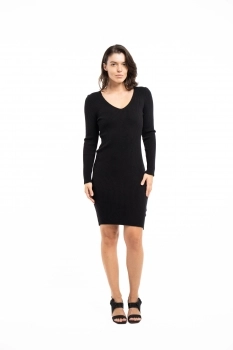 VISCOZA SI POLIESTER BLACK